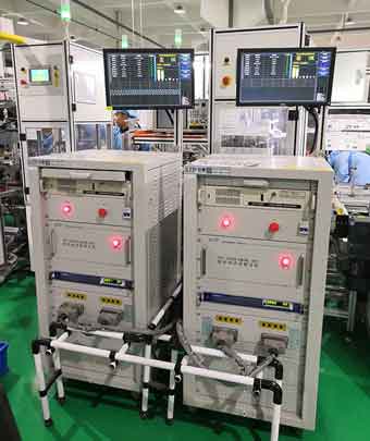 艾普智能儀器—直流無刷電機(jī)自動化測試應(yīng)用現(xiàn)場