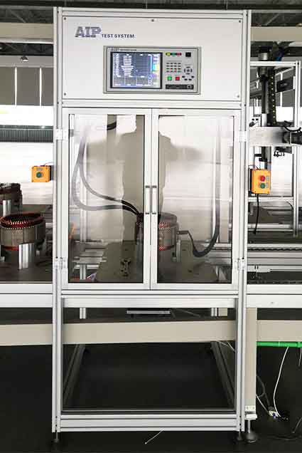 艾普智能---電機(jī)定子自動(dòng)化產(chǎn)線應(yīng)用現(xiàn)場