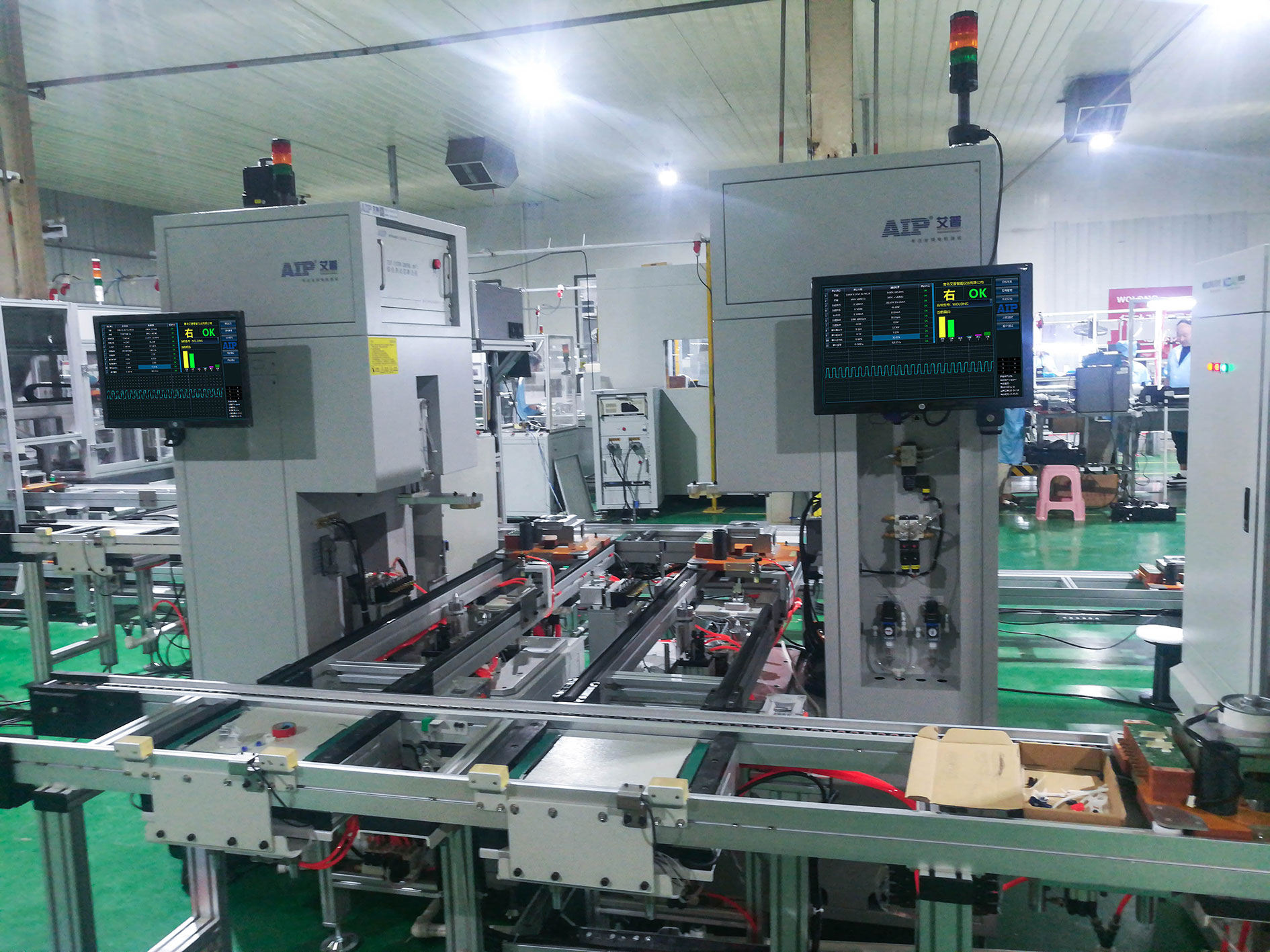 艾普智能--空調風扇無刷電機加載應用現場