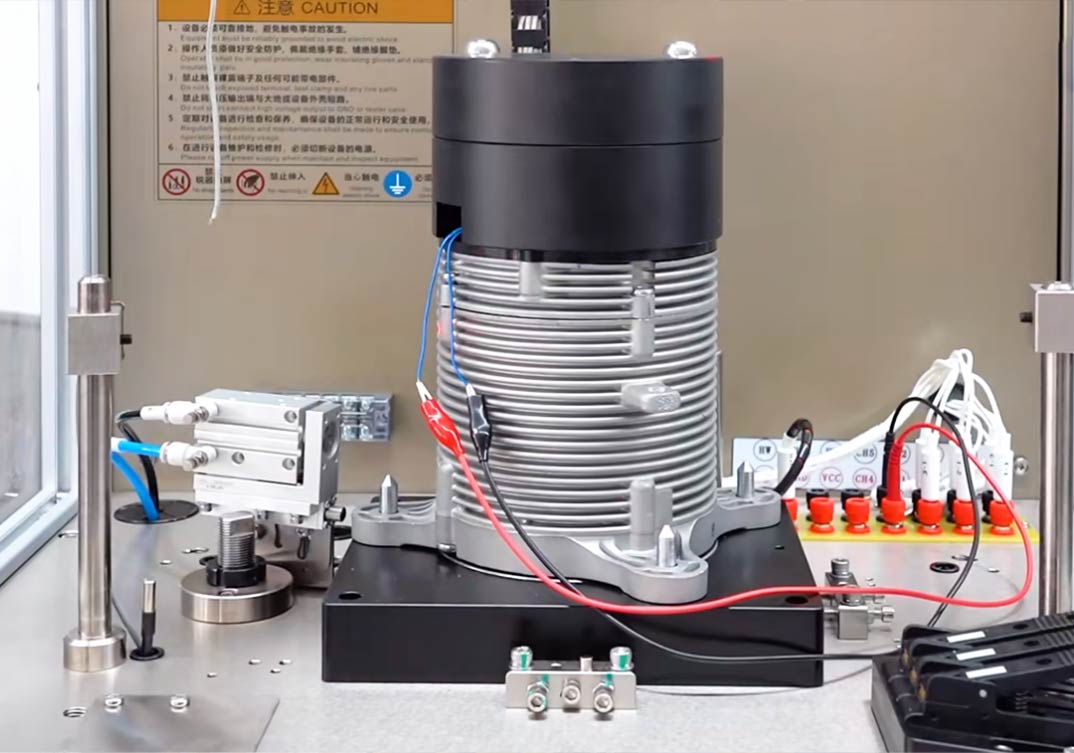 中置驅動電機測試系統應用現場—AIP艾普