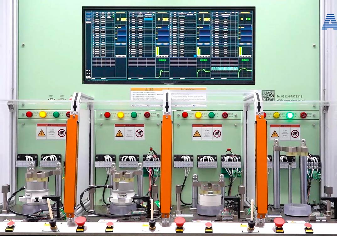 空調風扇無刷電機負載測試系統應用現場—AIP艾普